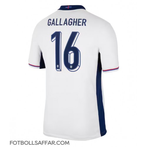 England Conor Gallagher #16 Hemmatröja EM 2024 Kortärmad